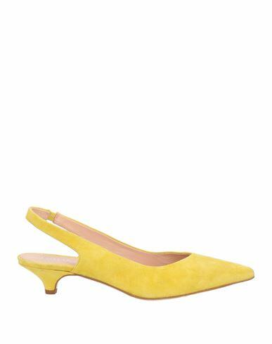 Ermanno Di Ermanno Scervino Woman Pumps Yellow Soft Leather Cover