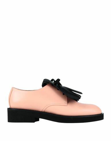 Marni Woman Lace-up shoes Salmon pink Soft Leather Cover