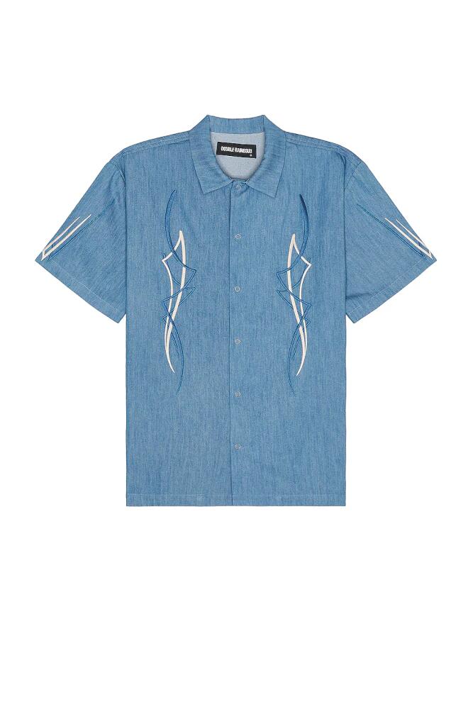 DOUBLE RAINBOUU West Coast Shirt in Blue Cover