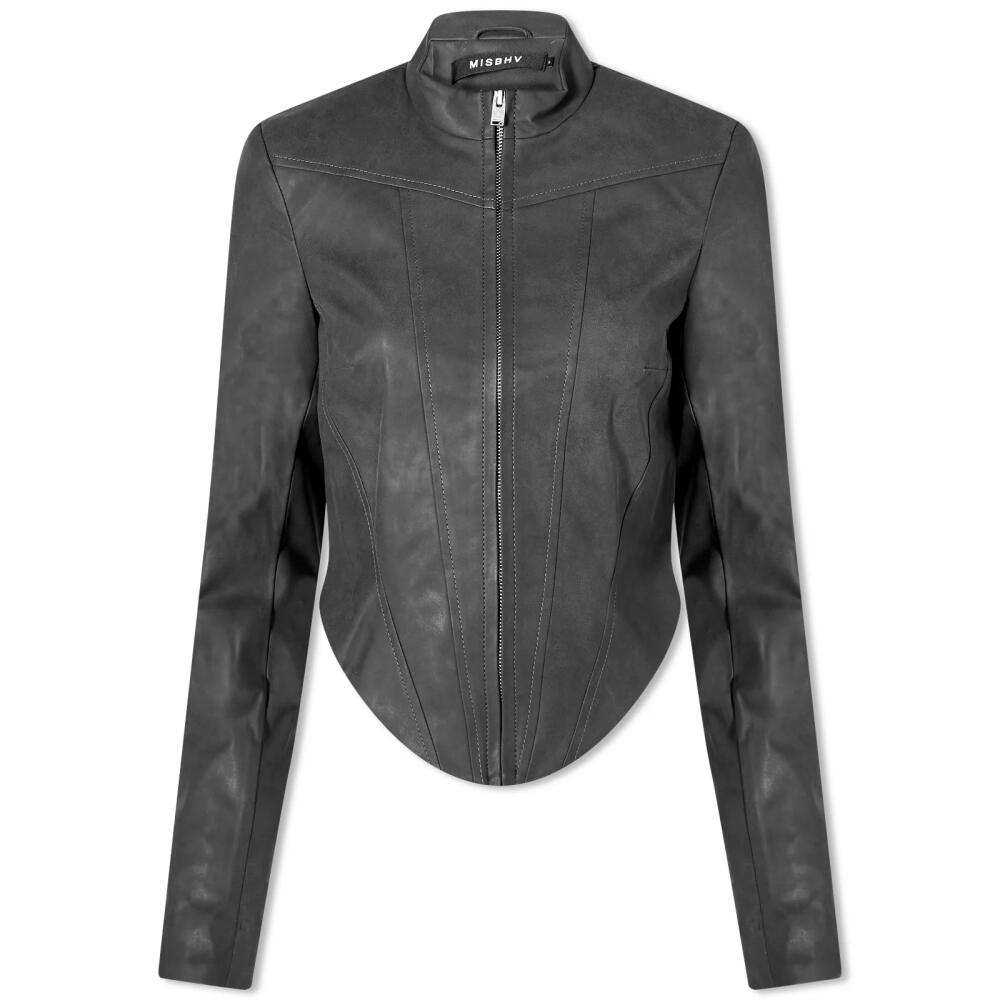 MISBHV Women's Faux Leather Jacket in Black Cover