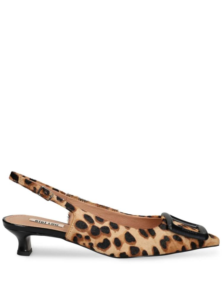 Bibi Lou leopard-print pumps - Neutrals Cover