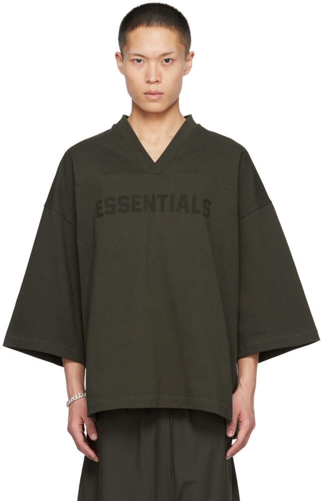 Fear of God ESSENTIALS Gray Football T-Shirt Cover