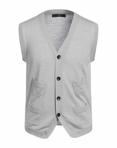 Daniele Alessandrini Man Cardigan Grey Wool Cover