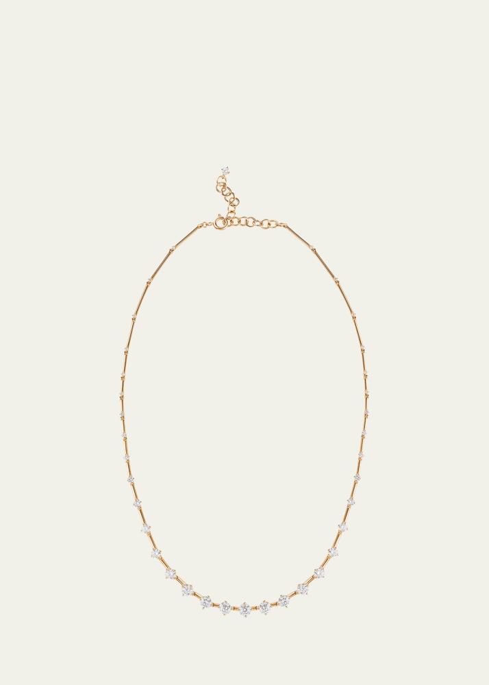 Fernando Jorge Sequence Necklace in Yellow Gold and Diamonds Cover