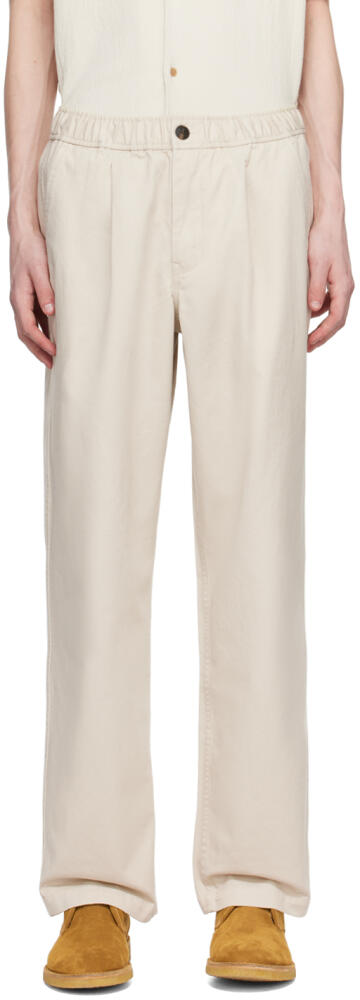 Saturdays NYC Beige George Trousers Cover