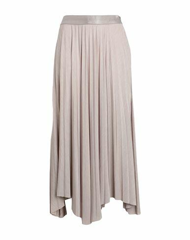 Boss Woman Midi skirt Beige Recycled polyester, Elastane Cover