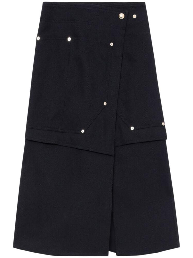 SJYP panelled midi skirt - Black Cover