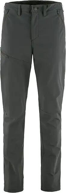 Fjallraven Abisko Trail Stretch Trousers (Dark Grey) Men's Casual Pants Cover