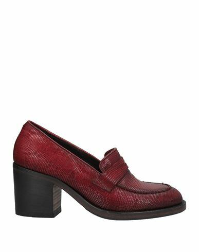 Pantanetti Woman Loafers Burgundy Soft Leather Cover