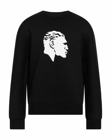 Neil Barrett Man Sweatshirt Black Viscose, Elastane Cover