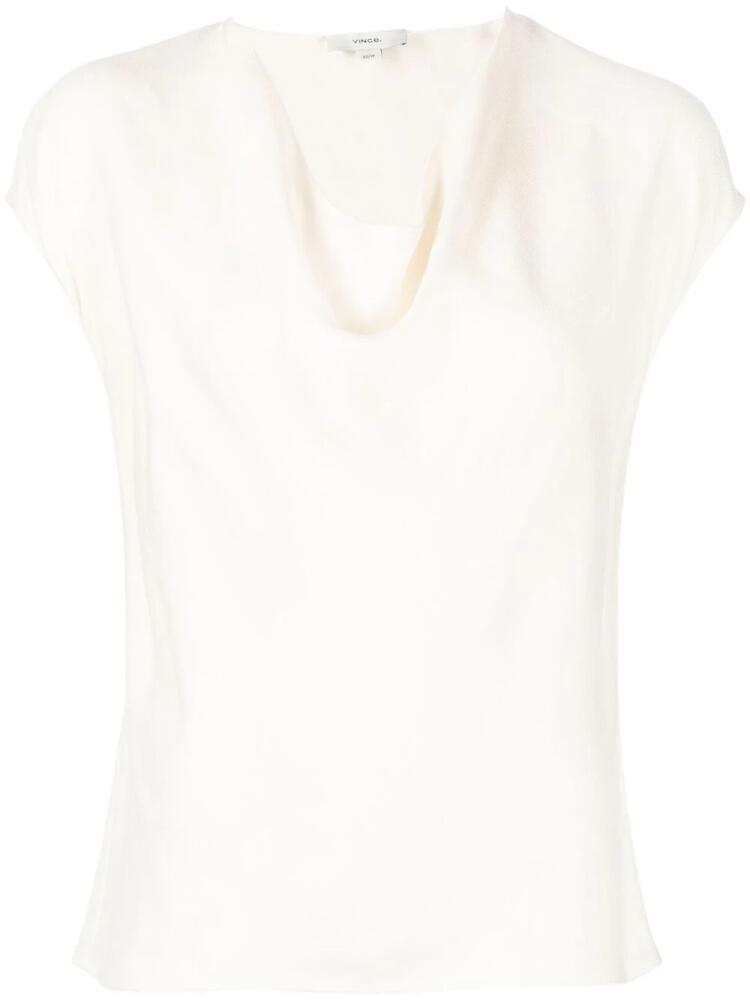 Vince drapep chiffon blouse - White Cover