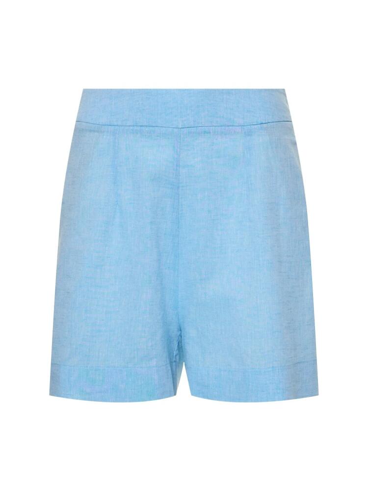 ERMANNO SCERVINO Linen High Rise Shorts Cover