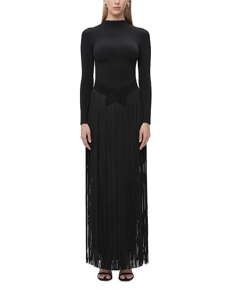 Herve Leger The Sloane Fringe Gown Cover