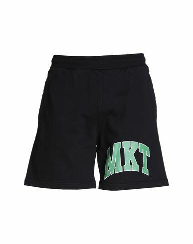 Market Nmkt Arc Sweatshorts Man Shorts & Bermuda Shorts Black Cotton Cover