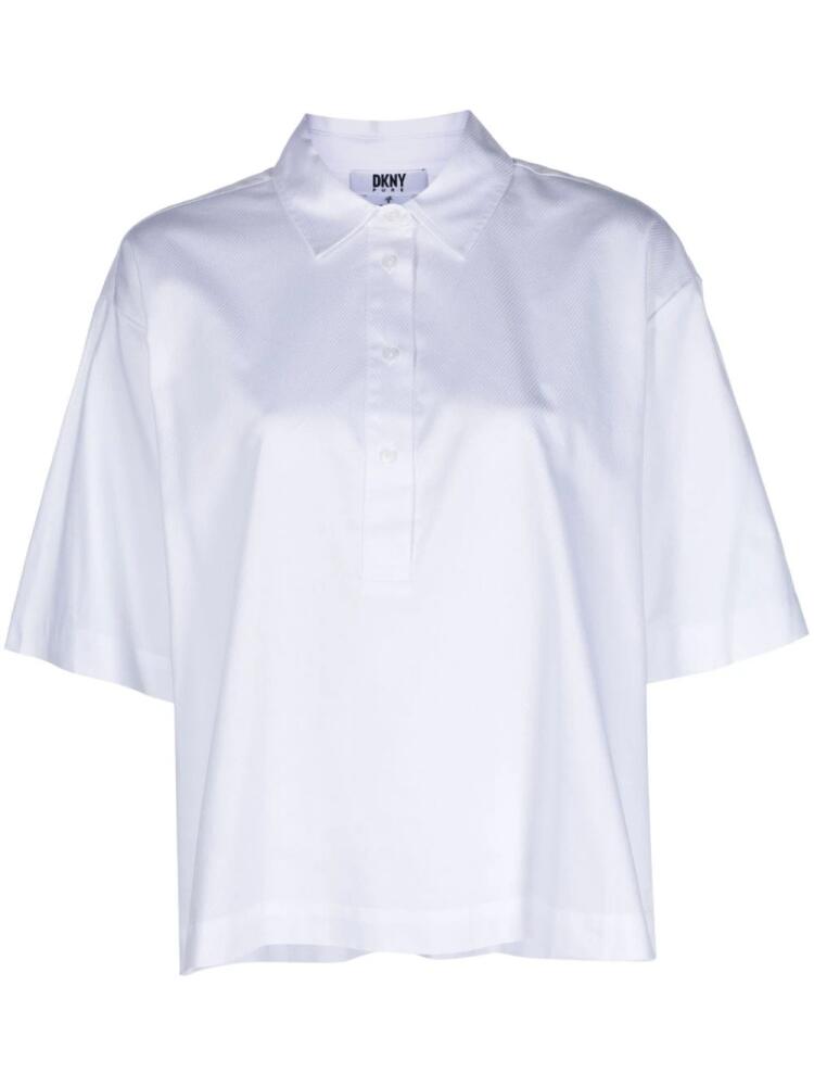 DKNY short-sleeve cotton shirt - White Cover