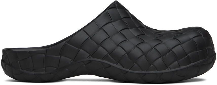 Bottega Veneta Black Intrecciato Clogs Cover