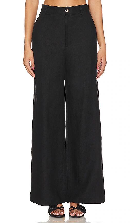 Bardot Enya Linen Pant in Black Cover