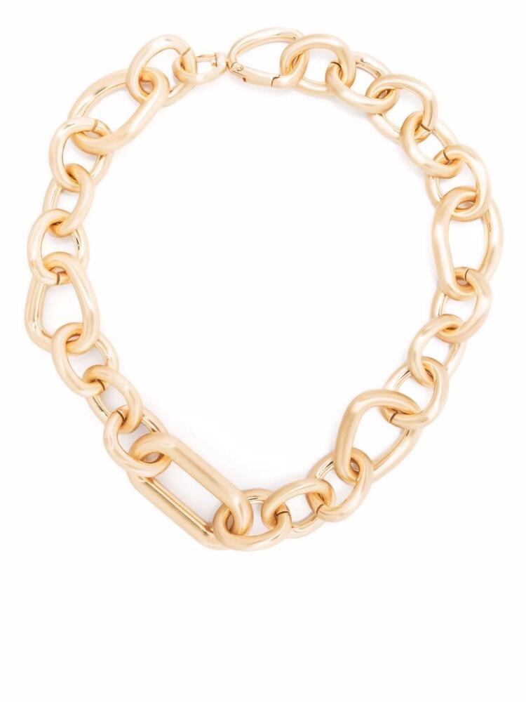 Cult Gaia Reyes curb chain necklace - Metallic Cover