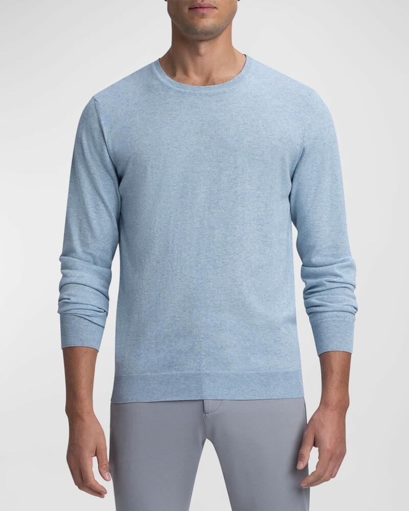 Bugatchi Men's Cotton-Cashmere Crewneck Sweater Cover