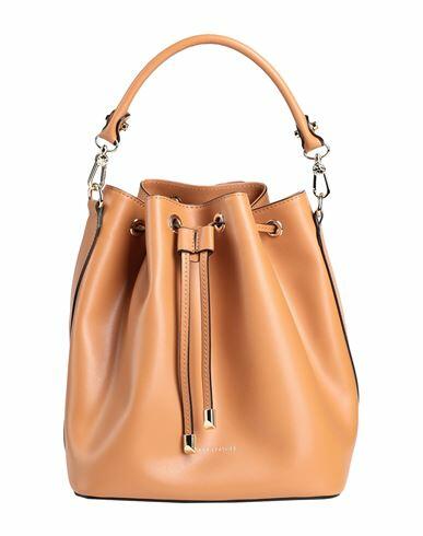 Tuscany Leather Woman Handbag Camel Soft Leather Cover