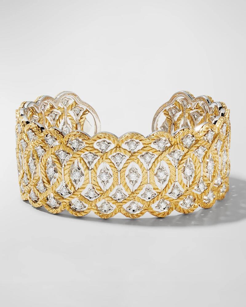 Buccellati Etoilee 18K Gold Diamond Bracelet Cover