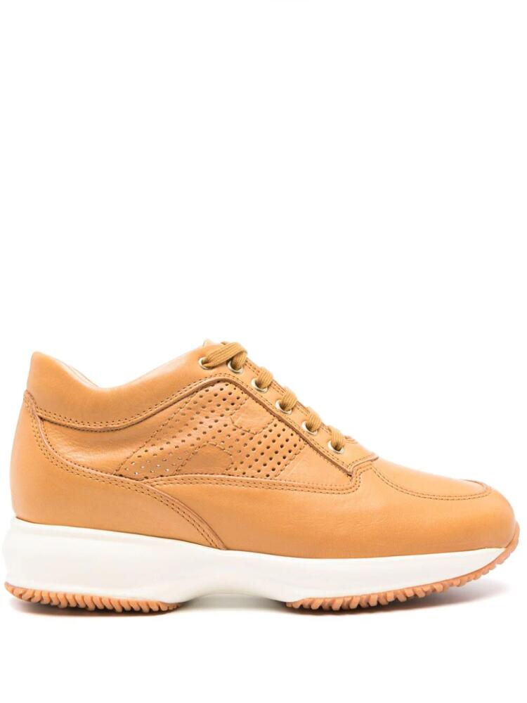 Hogan Interactive leather sneakers - Neutrals Cover