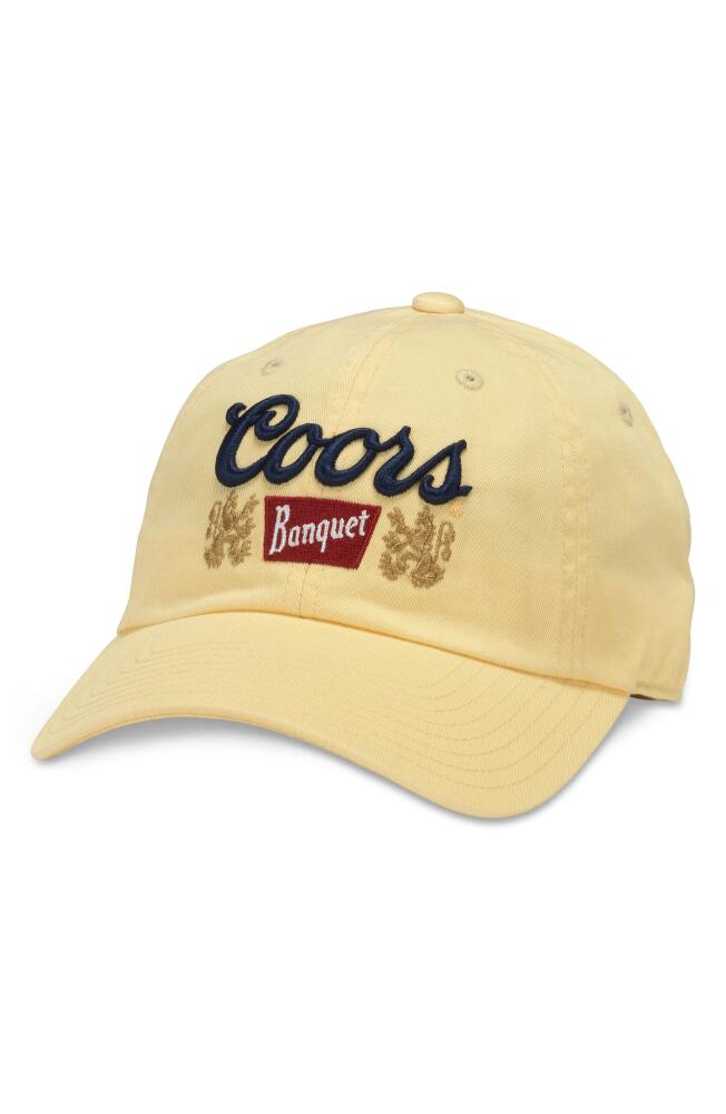 American Needle Coors Ballpark Baseball Cap in Bleached Sun Cover