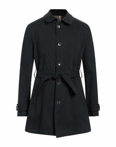 Why Not Brand Man Overcoat & Trench Coat Midnight blue Cotton, Elastane Cover