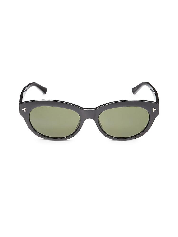 Bally Women's 54MM Oval Sunglasses - Black Cover