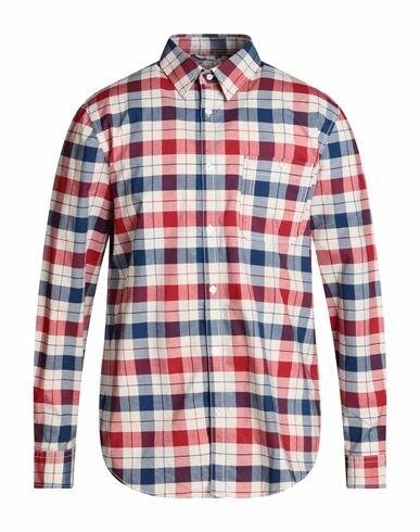 Guess Man Shirt Blue Cotton, Elastane Cover