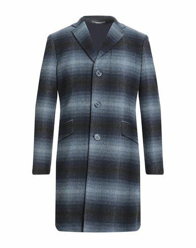 Havana & Co. Man Coat Blue Acrylic, Polyester, Wool, Textile fibers Cover