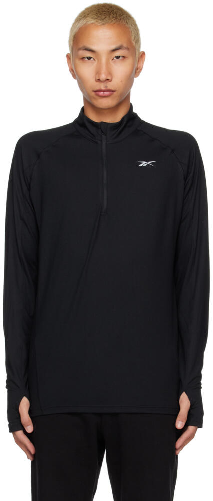 Reebok Classics Black Running Sweatshirt Cover