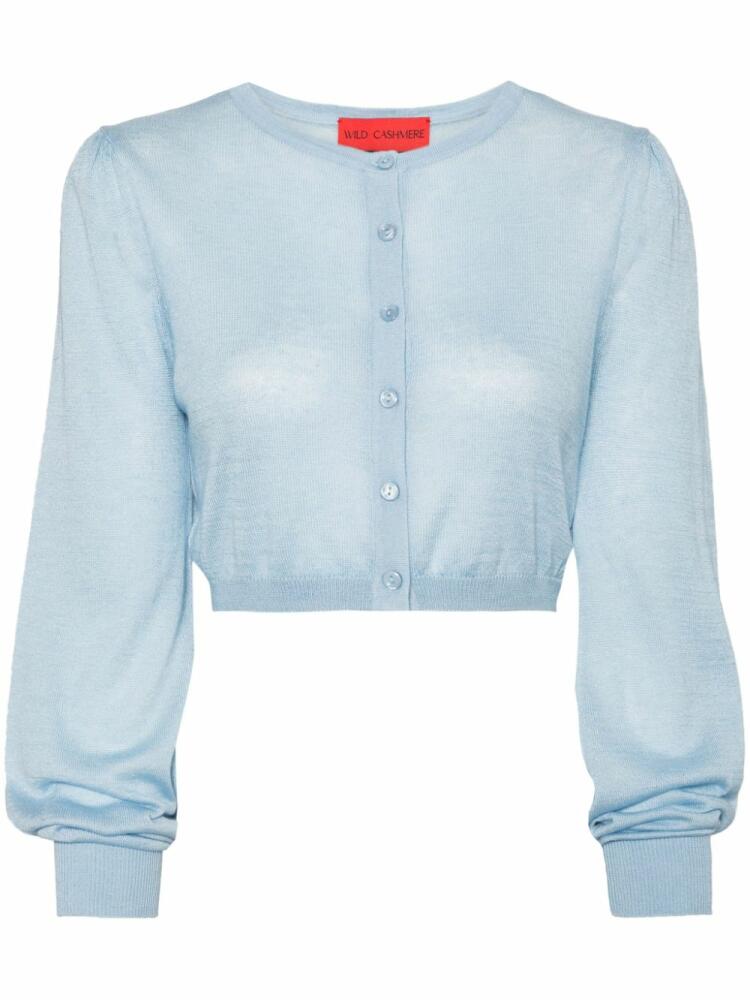 Wild Cashmere Taylor cardigan - Blue Cover