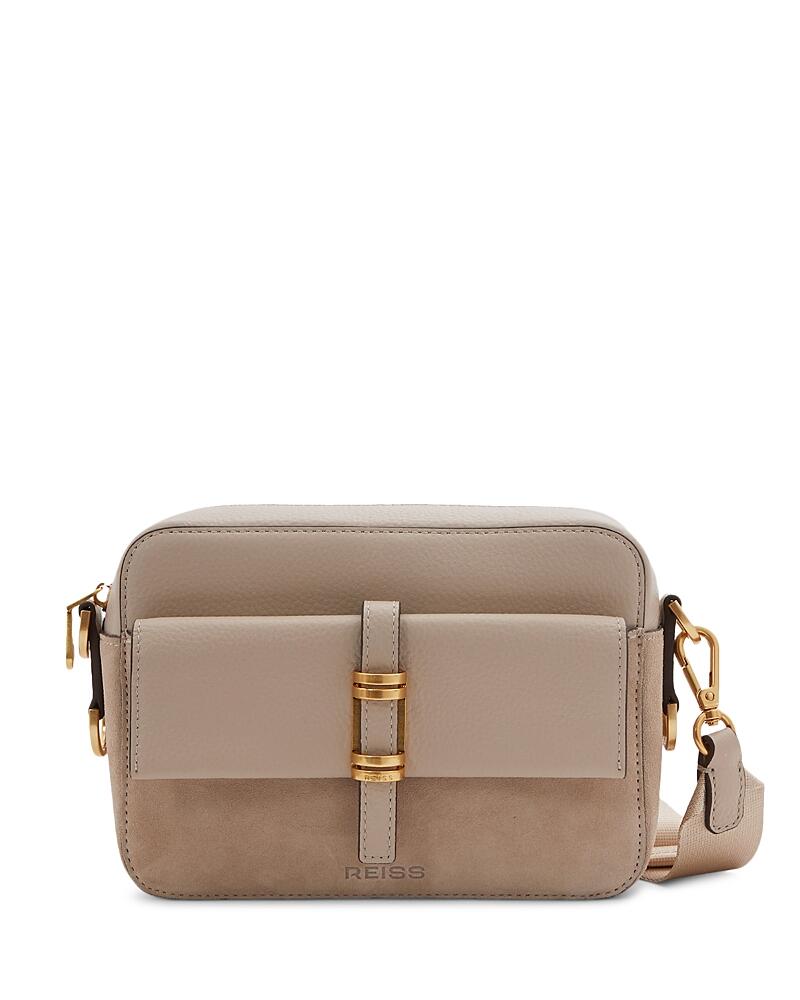 Reiss Orla Suede Camera Crossbody Bag Cover