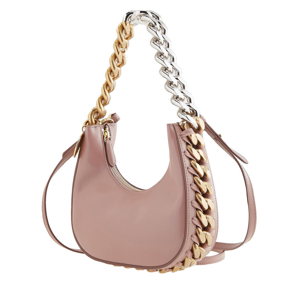 Stella McCartney Dusty Pink Frayme Mini Zipped Shoulder Bag Cover