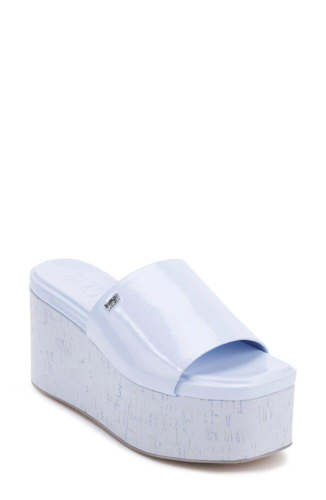 DKNY Adalira Platform Slide Sandal in Lavender Cover