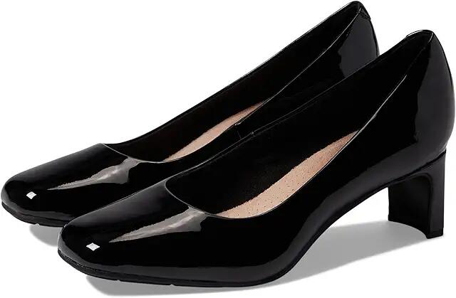 Clarks Kyndall Iris (Black Patent Synthetic) High Heels Cover