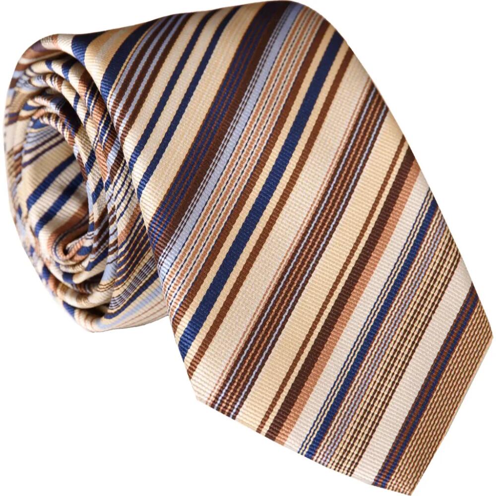 Elizabetta Arezzo - Silk Jacquard Tie for Men in Multicolored Cover