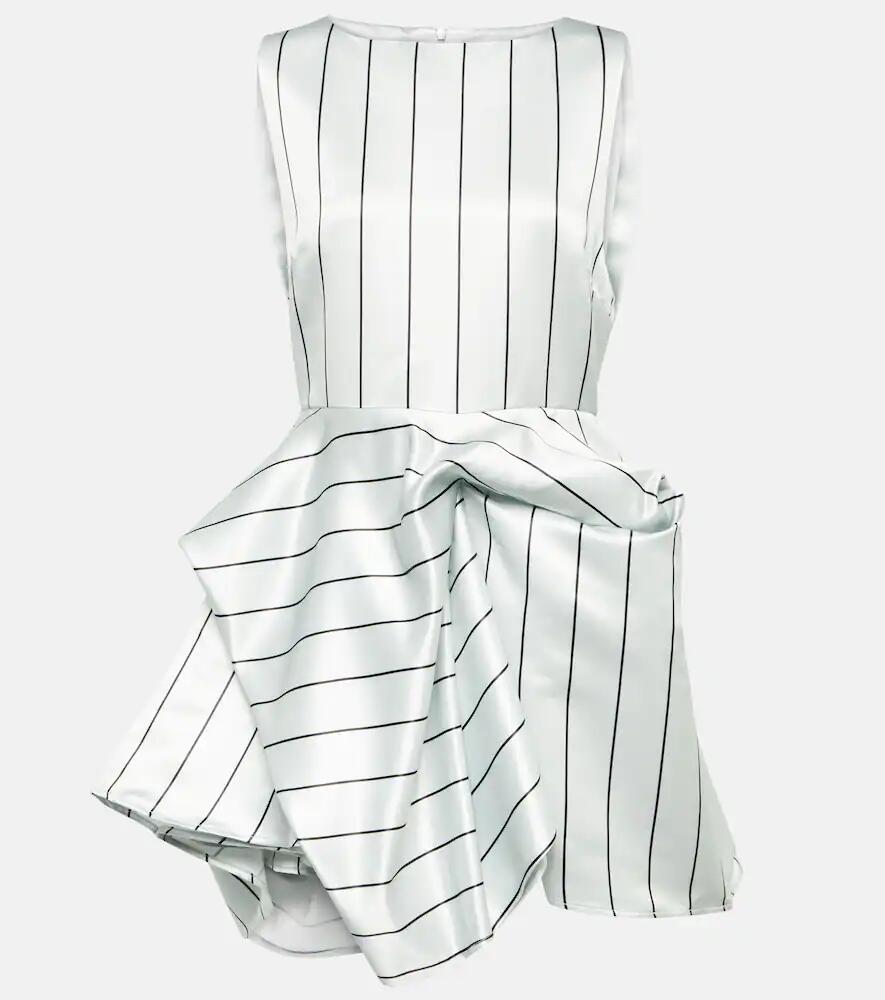 JW Anderson Draped striped minidress Cover