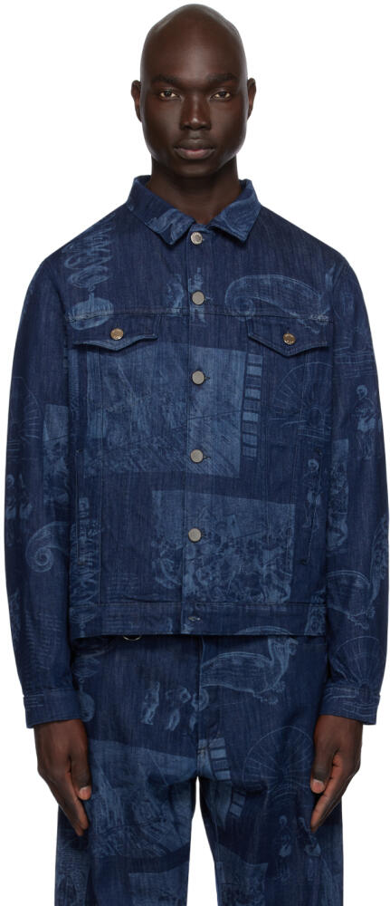 Études Navy Batia Suter Edition Kentucky Denim Jacket Cover