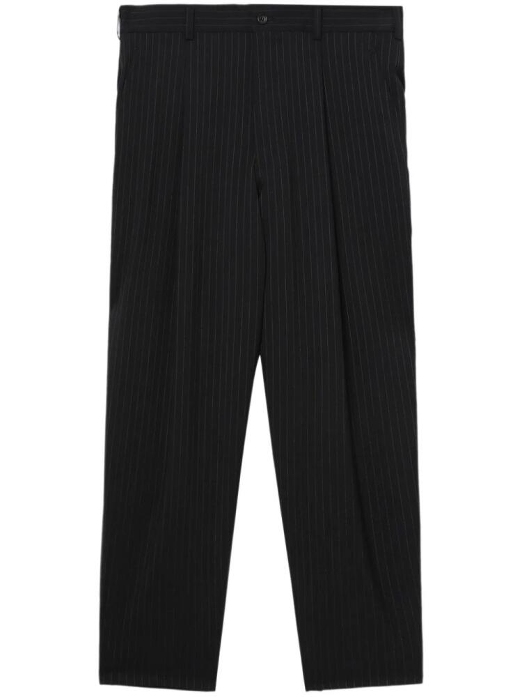 Comme des Garçons Homme Deux pinstriped wool tailored trousers - Grey Cover