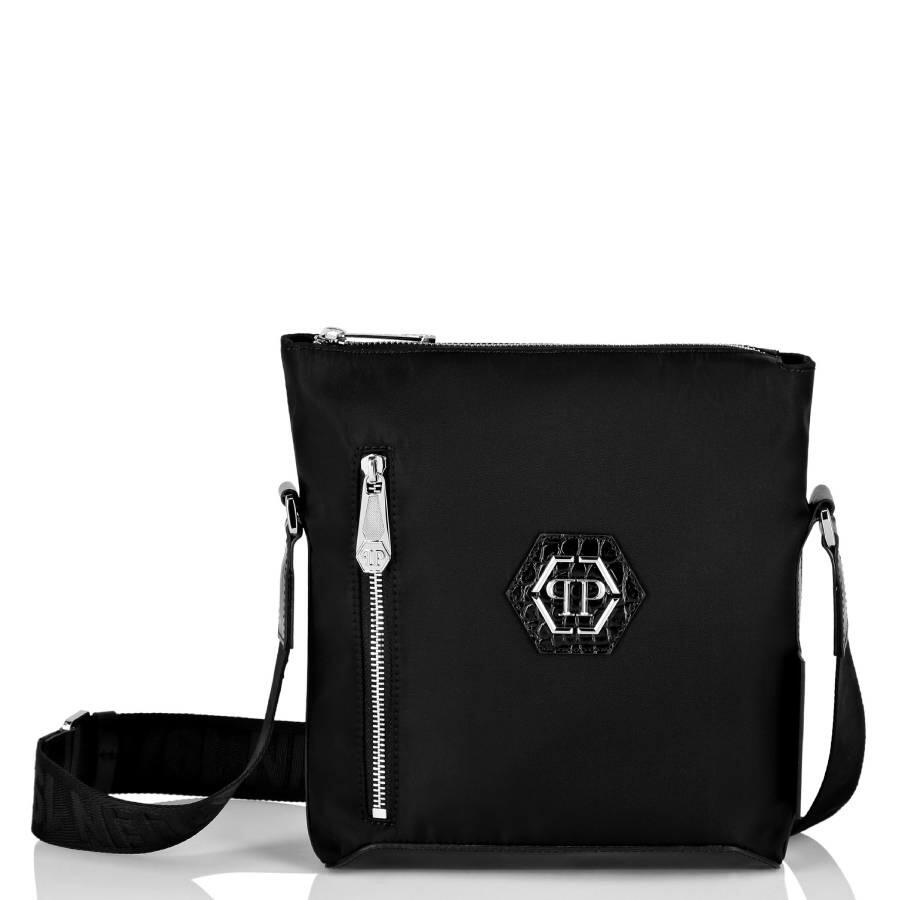 Philipp Plein Hexagon Logo Nylon Crossbody Bag Cover