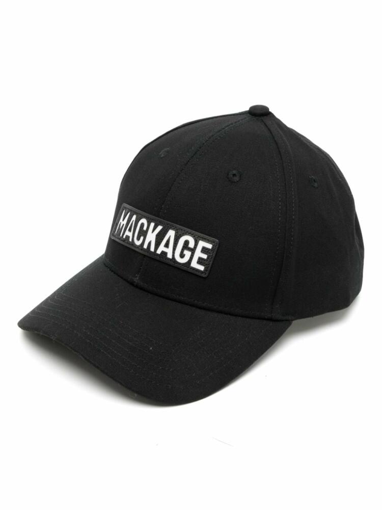 Mackage logo-appliqué cap - Black Cover