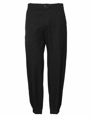 Emporio Armani Man Pants Steel grey Polyester, Viscose, Elastane Cover