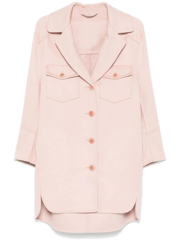 Ermanno Scervino wool coat - Pink Cover