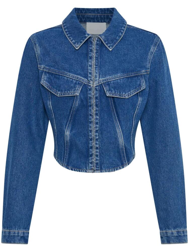 Dion Lee denim corset jacket - Blue Cover