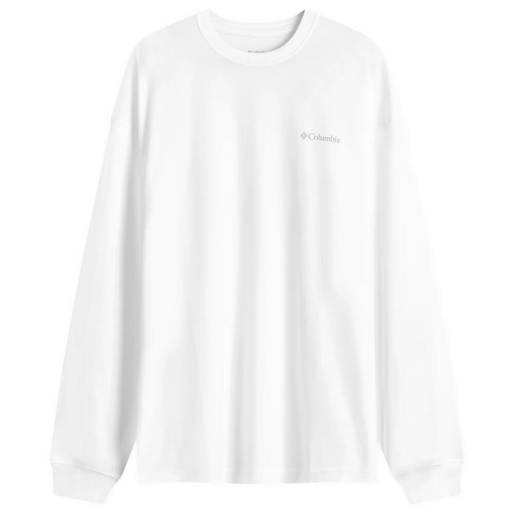 Columbia Men's Duxbery Long Sleeve Dolomites T-Shirt in White Cover