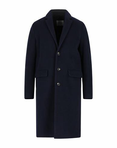 American Vintage Man Coat Midnight blue Wool, Polyamide Cover