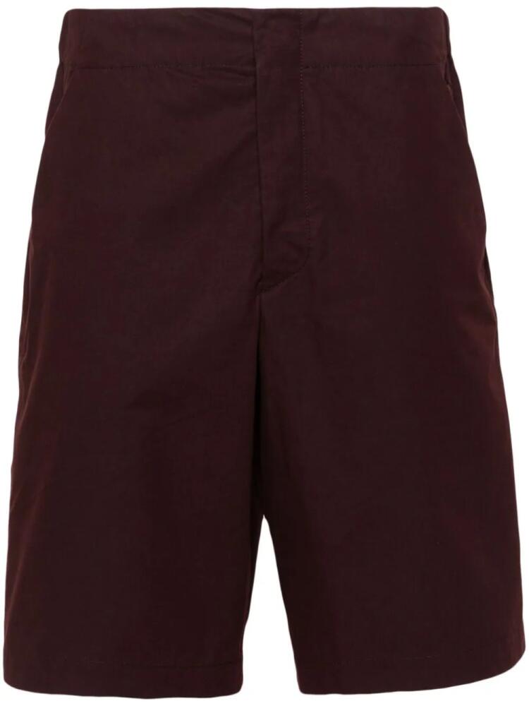 OAMC Vapor cotton bermuda shorts - Red Cover