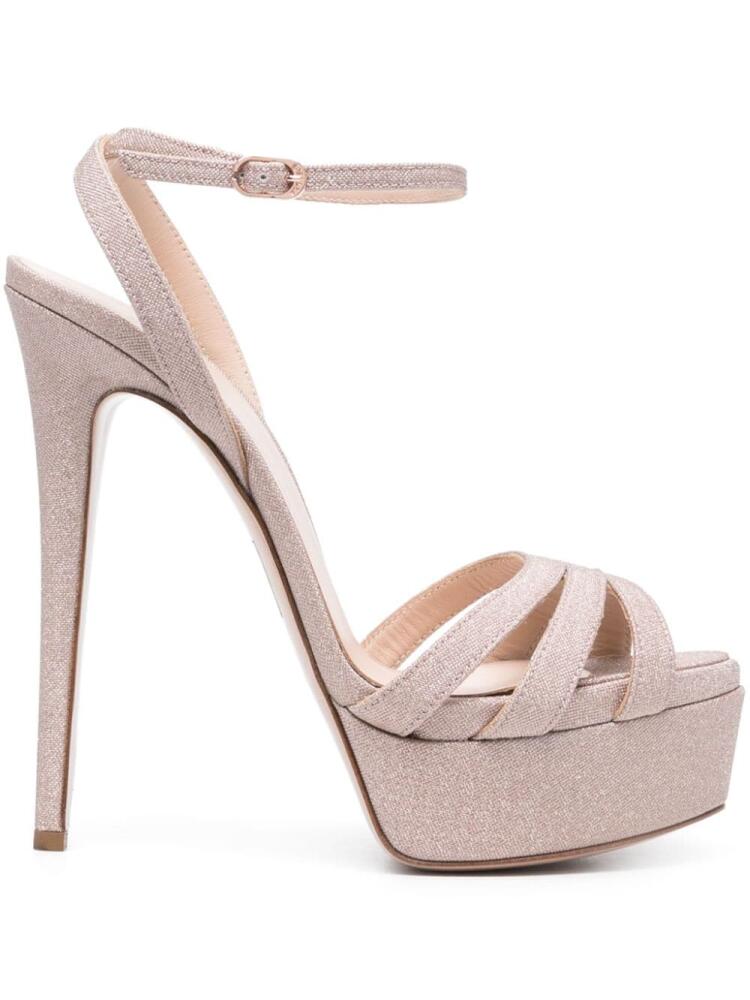 Le Silla Lola 150mm platform sandals - Pink Cover